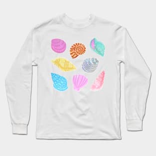 Glitter Seashells Long Sleeve T-Shirt